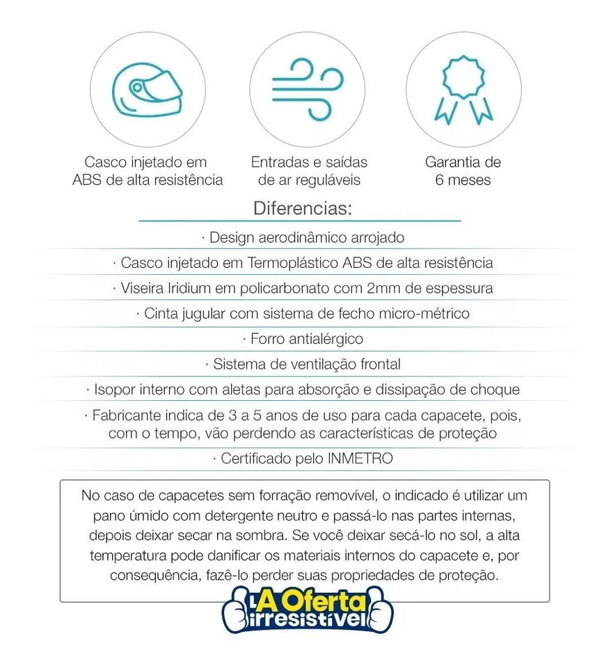 Capacete R8 Pro Tork Moto