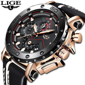 Relógio LIGE Top Brand Luxury Quartz
