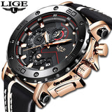 Relógio LIGE Top Brand Luxury Quartz